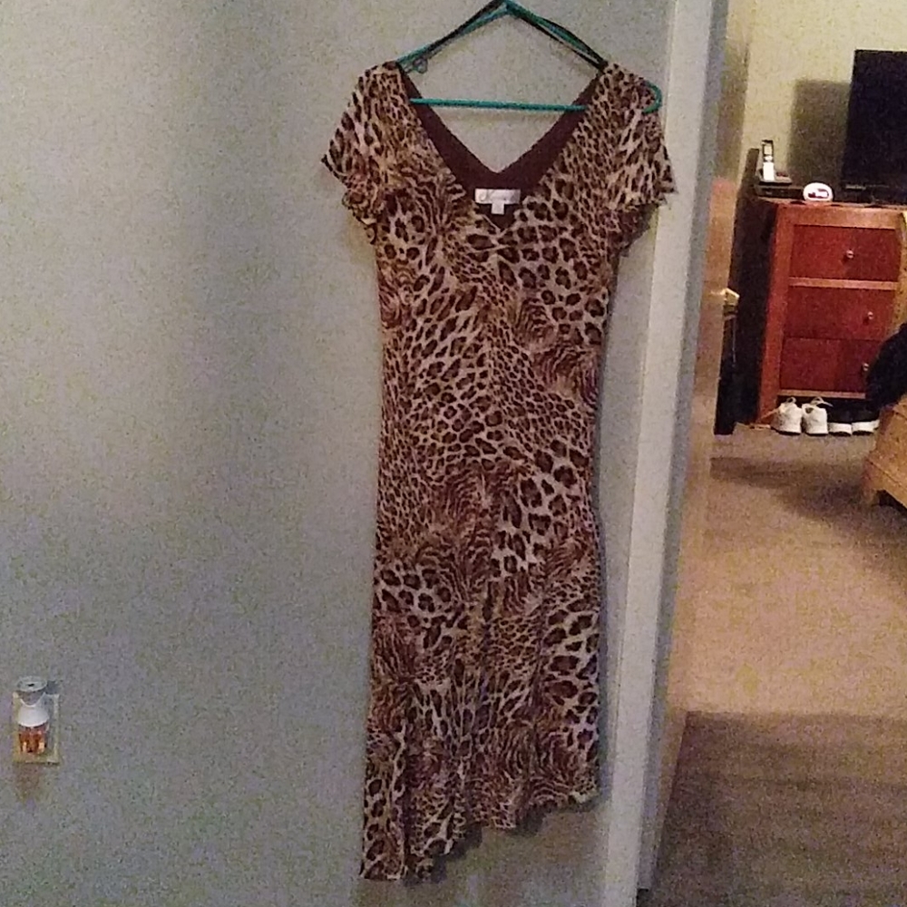 Cheetah dress never wore